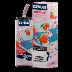 Электронная сигарета ICEBERG XXL 6000 Белый персик сакура