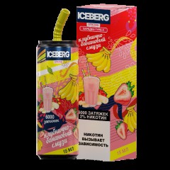 Электронная сигарета ICEBERG XXL 6000 Клубнично Банановый смузи