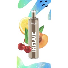 Электронная сигарета Inflave Plus 2200 затяжек Вишня Персик Лимон
