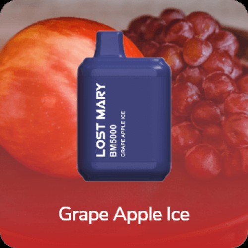 Электронная сигарета LOST MARY BM5000 Grape Apple Ice (Виноград Яблоко Лёд)